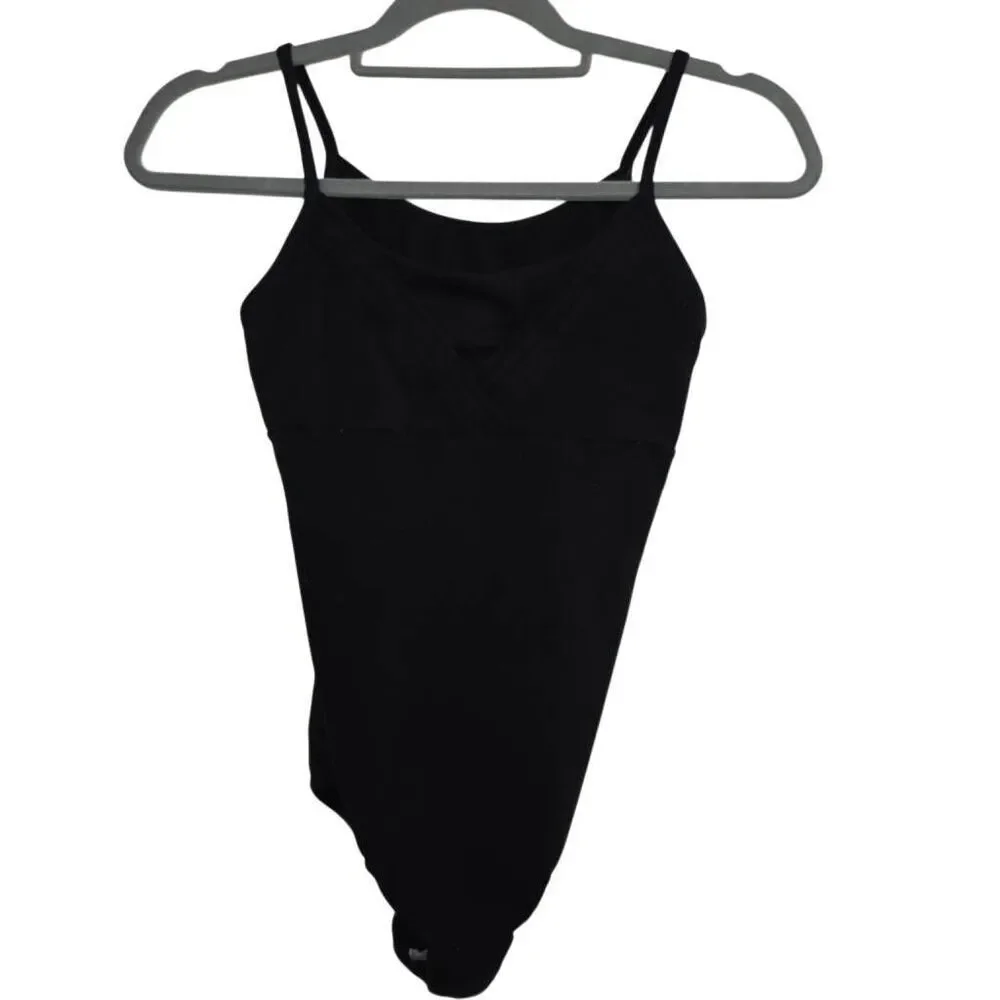More Than Magic Girl's Size 14/16 Black Cotton Dance Leotard